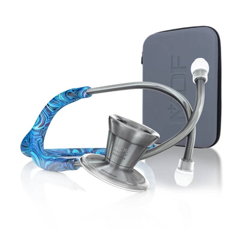 NEUES - ProCardial® Titan Kardiologie Stethoskop+Transportetui- Starry Night/Metalika