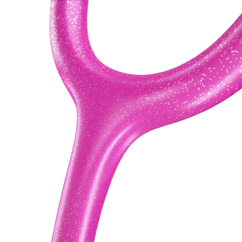 PROCARDIAL® TITAN KARDIOLOGIE ERWACHSENEN STETHOSKOPE MIT ETUI - ROSA GLITZER/KLEIDOSKOP