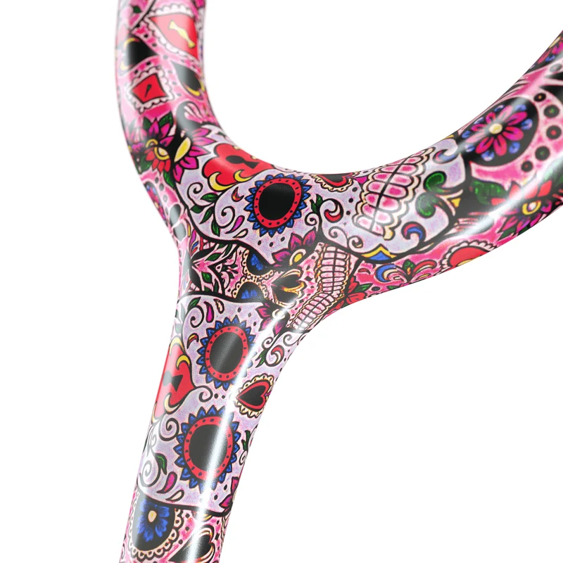 ProCardial® Titan Erwachsenen Kardiologie Stethoskop+Etui - Sugar Skull /Schwarz