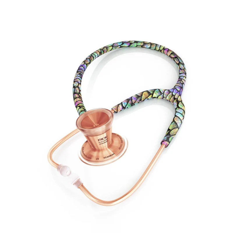 ProCardial® Titan Erwachsenen Kardiologie Stethoskop+Etui - Mermaid/Roségold