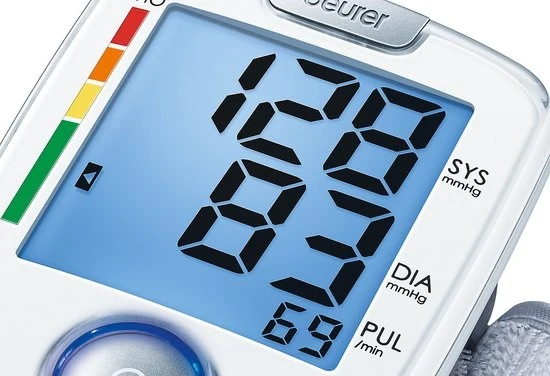 Beurer BC 44 Bloeddrukmeter pols - Hartslagmeter ‚ XL display ‚ 1 Knop bediening - Manchet pols 14-19,5 cm