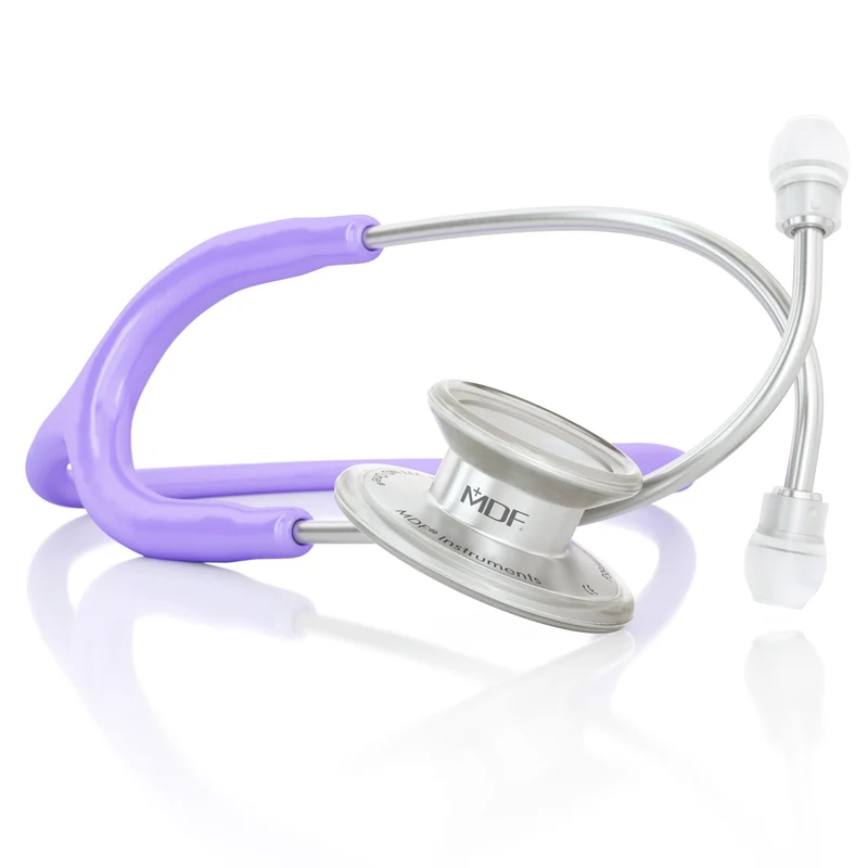 MD One® Erwachsenen Stethoskop- Pastell Lila / silbern