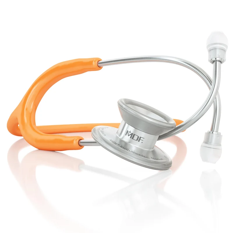 MD One® Epoch® Titan Erwachsenen Stethoskop- Orange / silbern