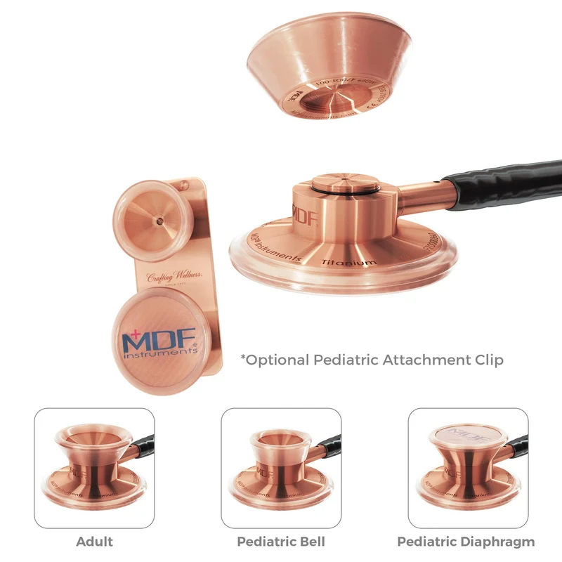 Pädiatrieaufsatz mit Clip - für MD ONE Epoch Titan-Stethoskop - Roségold