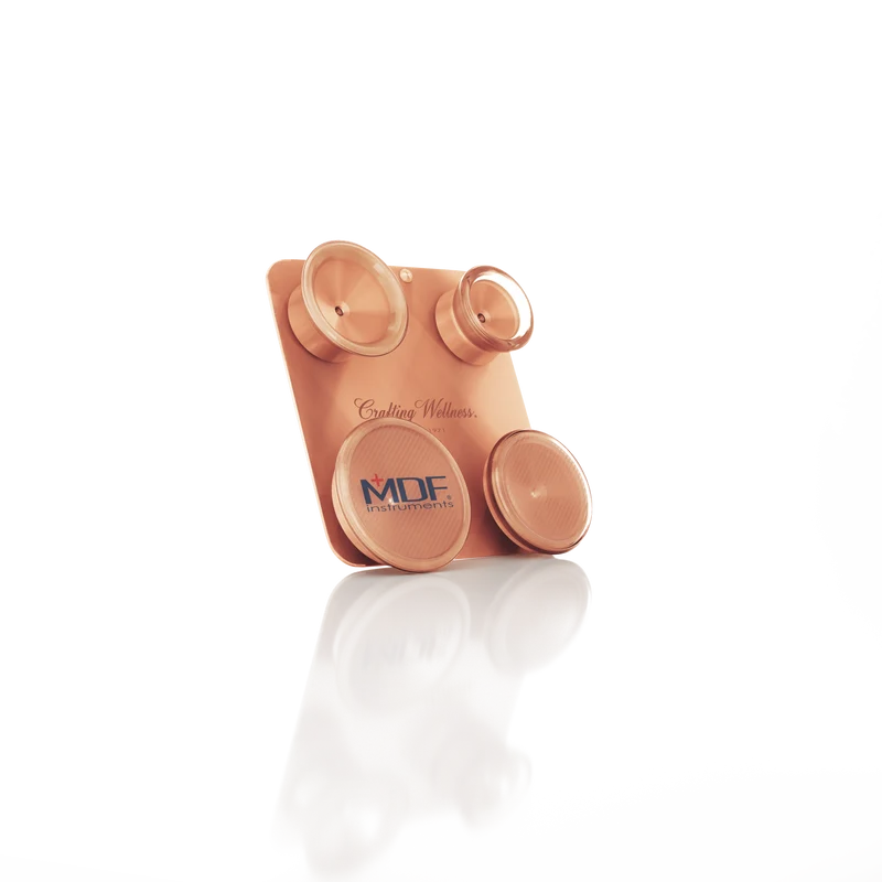 Aufsätze für Kinder und Neugeborene mit Clip - für MDF ProCardial Titan-Stethoskop - Roségold