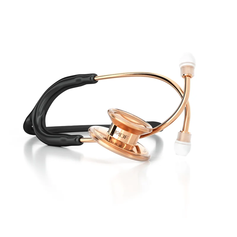 MD One® Erwachsenen Stethoskop-Schwarz/Roségold