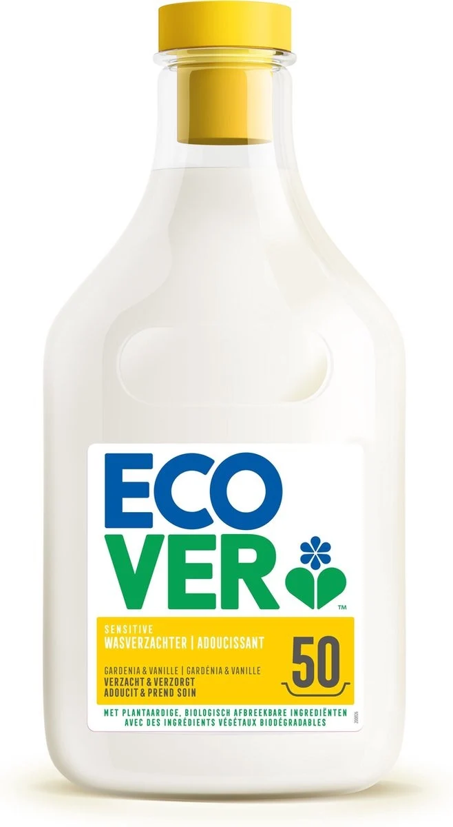Ecover Wasverzachter - Gardenia & Vanille 1,5 l - 50 wasbeurten