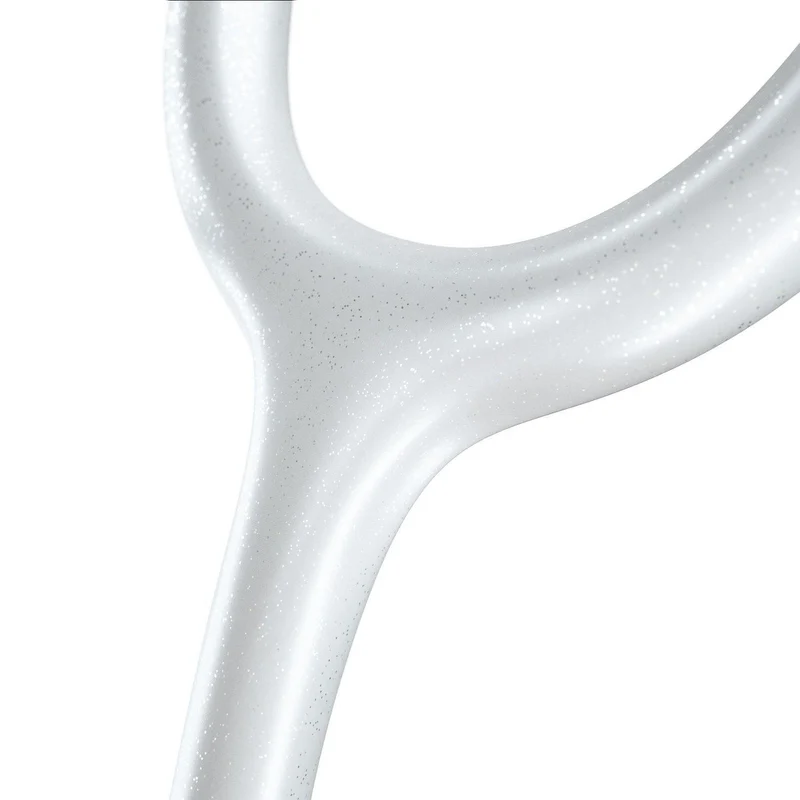 ProCardial® Titan Erwachsenen Kardiologie Stethoskop +Etui - Weiß Glitzer/ Roségold