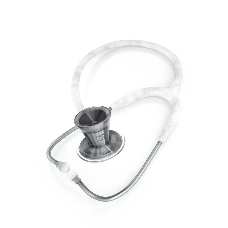 ProCardial® Titan Erwachsenen Kardiologie Stethoskop+ Etui - Marmor / Metalika