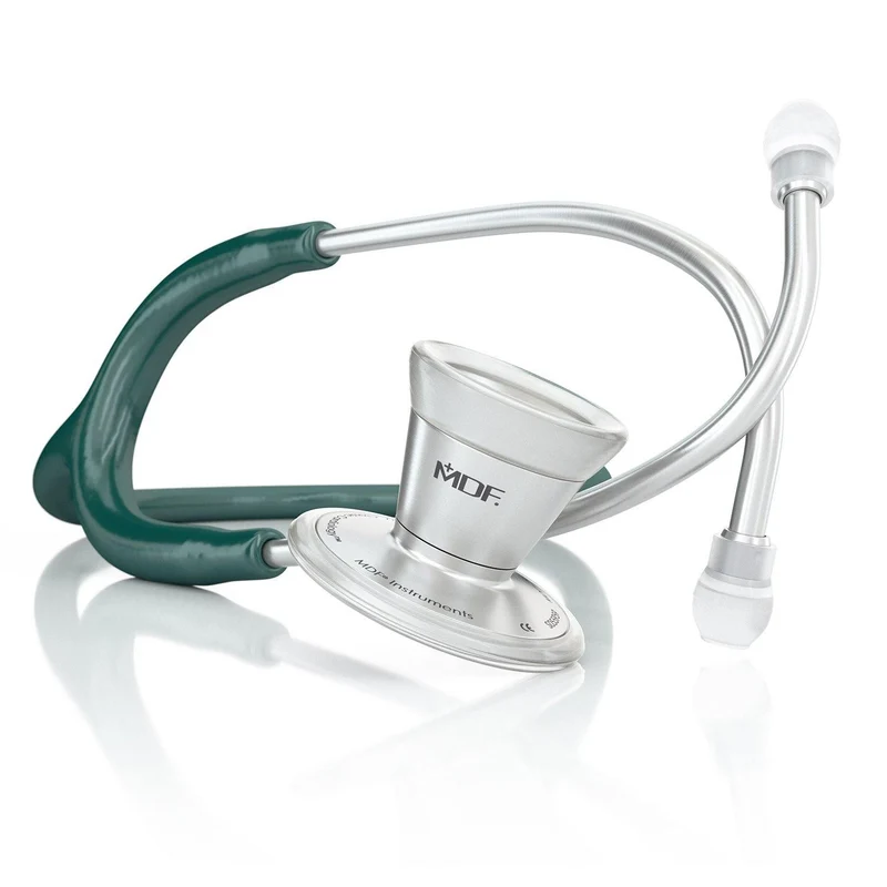 ProCardial® Edelstahl Kardiologie Stethoskop- Bernsteingrün