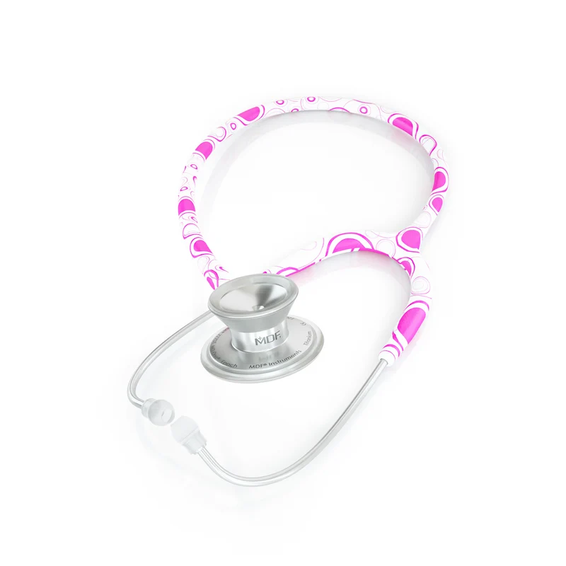 MD One® Epoch® Titan Erwachsenen Stethoskop- Pinkadelic / silbern