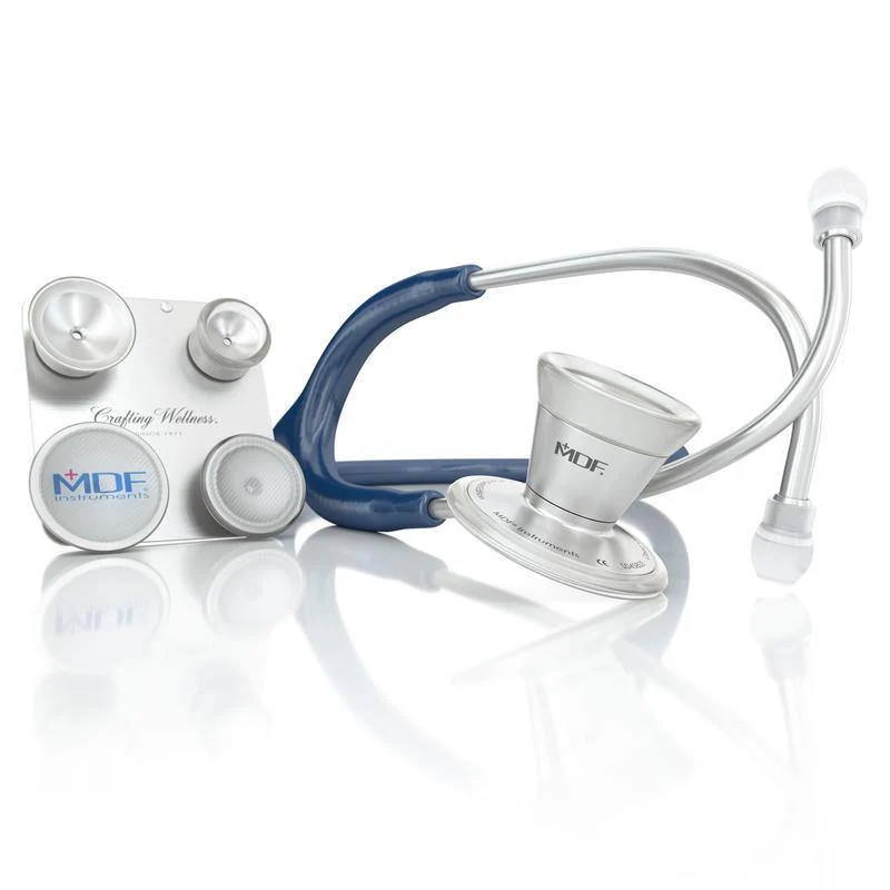 ProCardial® Edelstahl Erwachsenen , Kinder & Säuglinge Stethoskop- Marineblau