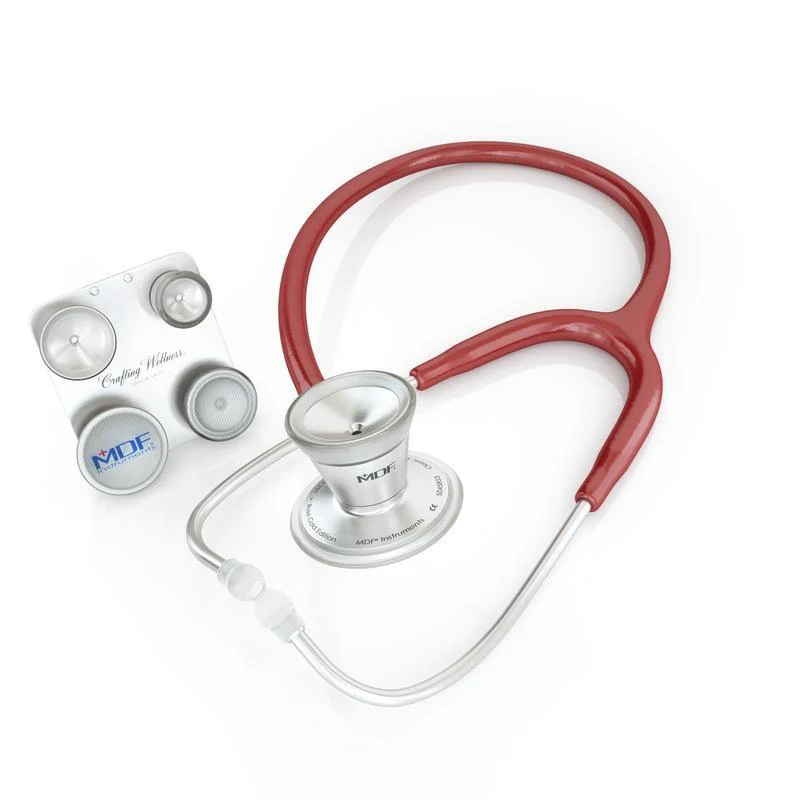 ProCardial® Edelstahl Erwachsenen , Kinder & Säuglinge Stethoskop-rot
