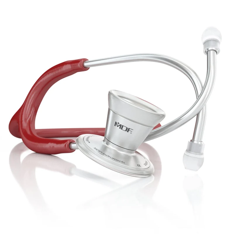 ProCardial® Edelstahl Kardiologie Stethoskop- Rot