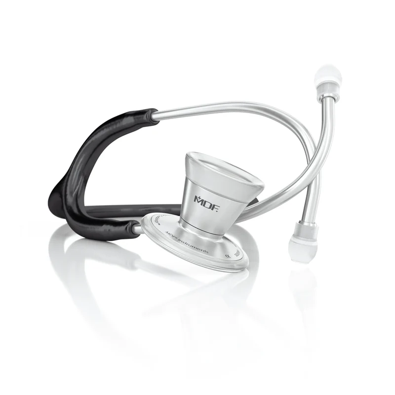 ProCardial® Edelstahl Kardiologie Stethoskop- Schwarz