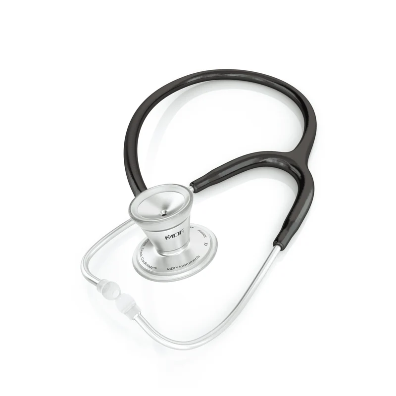 ProCardial® Edelstahl Kardiologie Stethoskop- Schwarz