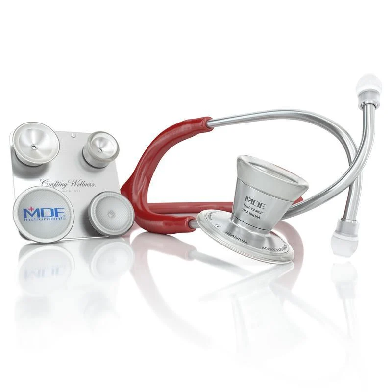ProCardial® Titan Stethoskop Erwachsenen, Kinder & Säuglinge- Rot