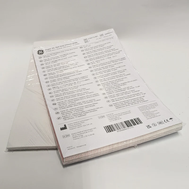 Registerpapier für EKG GE MAC 2000 10 Stk. / Packung