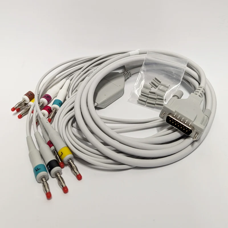 Patientenkabel 10-adr. Banane 2m zu AT-104/AT-10, FT 1 - 2 m