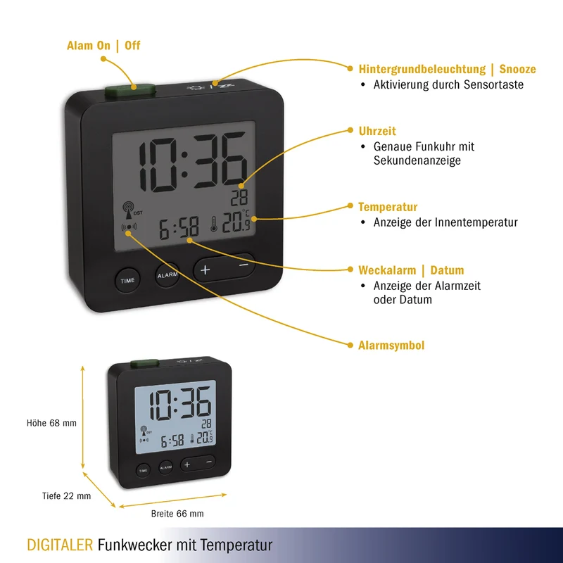 Digitaler Funk-Wecker