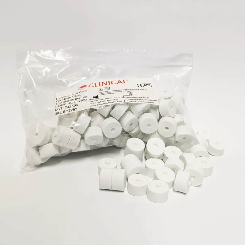 Schaumstoffpads für Nasenklemmen 100 Stk. / Packung