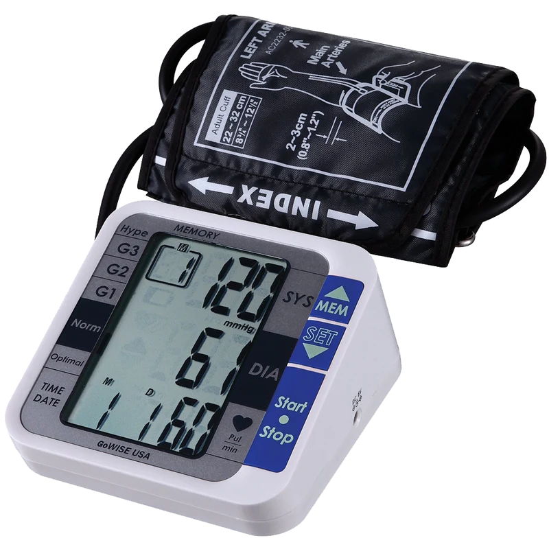 GoWISE USA GW22051 Digital Blood Pressure Monitor