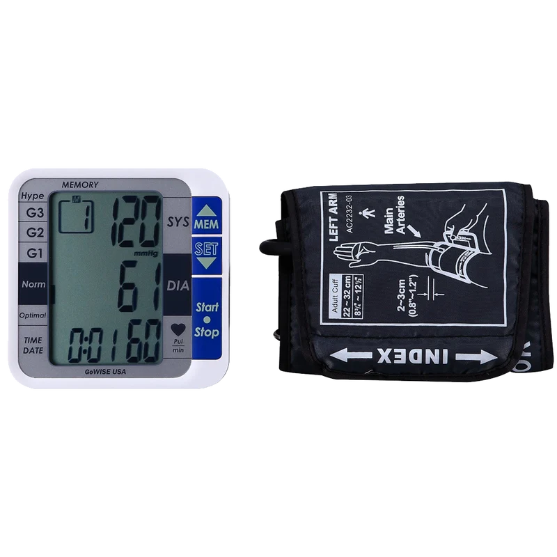 GoWISE USA GW22051 Digital Blood Pressure Monitor