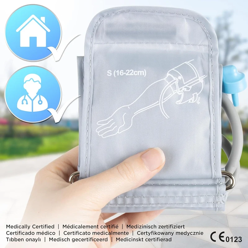 Duronic KIDS CUFF Ersatzmanschette für Kinder, Manschette für Blutdruckmessgerät 16–22 cm, Armband für Bluthochdruckmessgerät