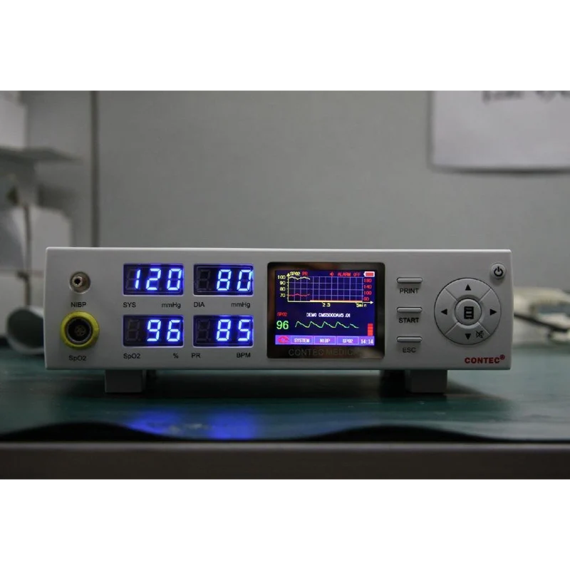 Contec Cms5000 Medical Patient Nibp Spo2 Vital Signs Blood Pressure Monitor