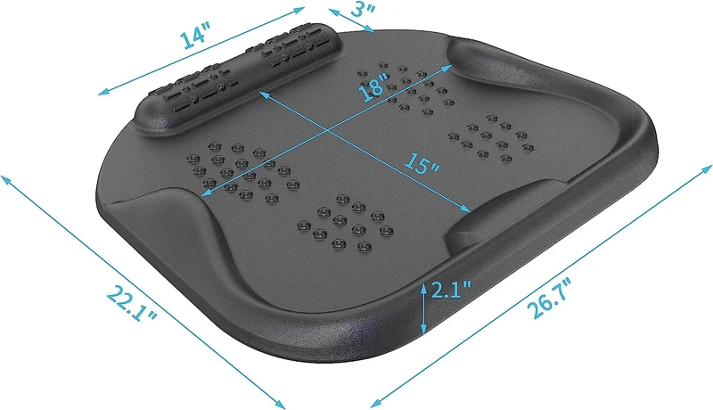 Duronic FT01 Anti-Ermüdungsmatte, Fußmatte für Fußmassage, Bodenmatte gegen Müdigkeit, Arbeitsplatzmatte, Massage und Akupunkturmatte, Steharbeitsplatz, für Büro, home , Küche, Werkstatt, Hausarbeiten