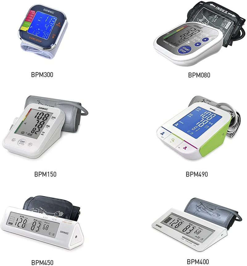 Duronic BPM080 Digitales Oberarm-Blutdruckmessgerät | Arhythmie Erkennung | Manschette 22 - 42 cm | Automatische Blutdruckmessung | Blutdruckmesser mit Herzrhythmusstörung Funktion | AAA Batterien