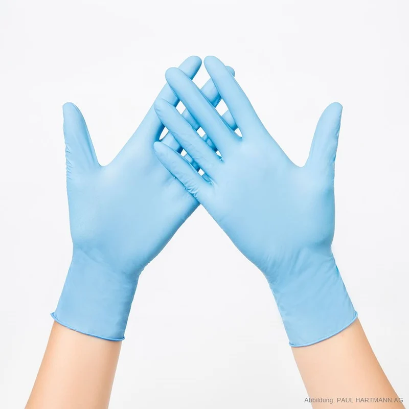 Peha-soft nitrile blue powderfree, U.-Handschuhe, unsteril