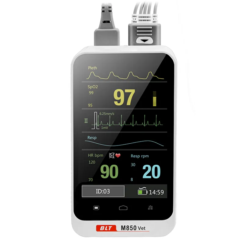 Biolight M850 – Mobiler Handheld Patientenmonitor mit SpO₂ und EKG
