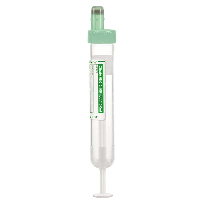 Sarstedt S-Monovette Citrat 9NC 10 ml Grün (92 x 16 mm)