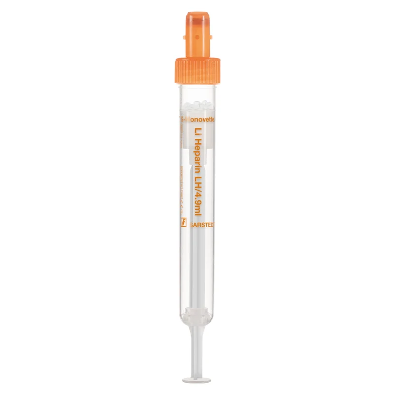 Sarstedt S-Monovette Lithium-Heparin LH 4,9 ml Orange (90 x 13 mm)