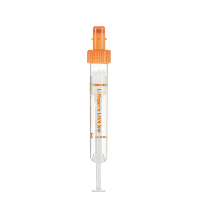 Sarstedt S-Monovette Lithium-Heparin LH 4 ml Orange (75 x 13 mm)