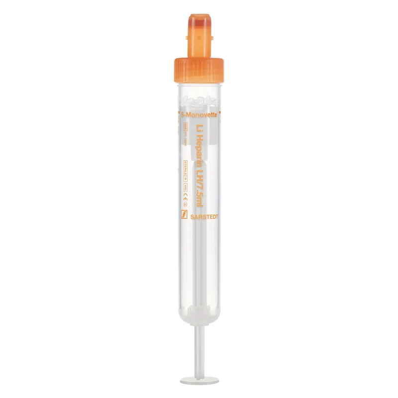 Sarstedt S-Monovette Lithium-Heparin LH 7,5 ml Orange (92 x 15 mm)