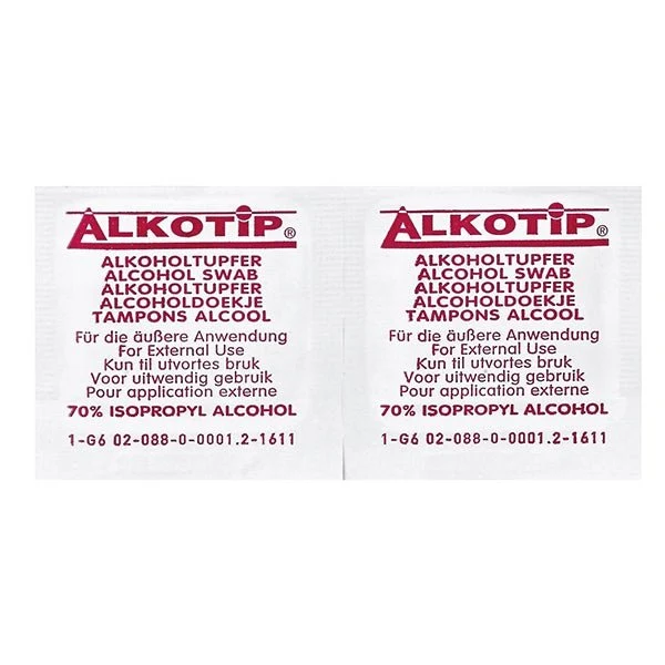 Servoprax Alkotip Alkoholtupfer 30 x 65 mm