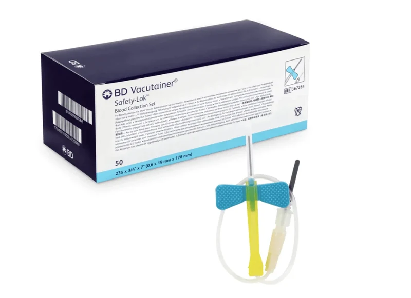 Vacutainer Safety-Lok Blutentnahmeset - 23G, 0,6x 19mm