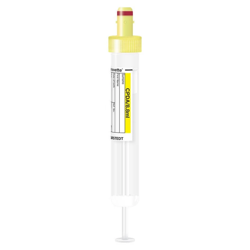 S-Monovetten 8,8 ml, 92 x 15 mm, CPDA1 Papieretikett, steril