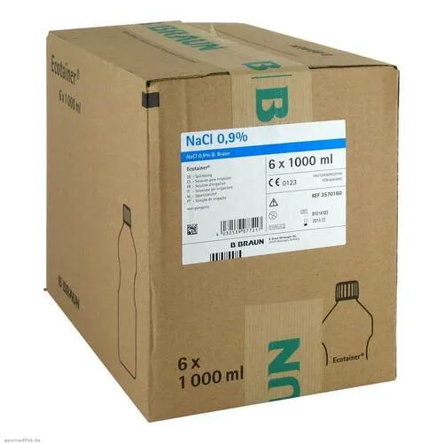 NaCl. 0,9 % B. Braun Spüllösung, Ecotainer (6x1000ml)