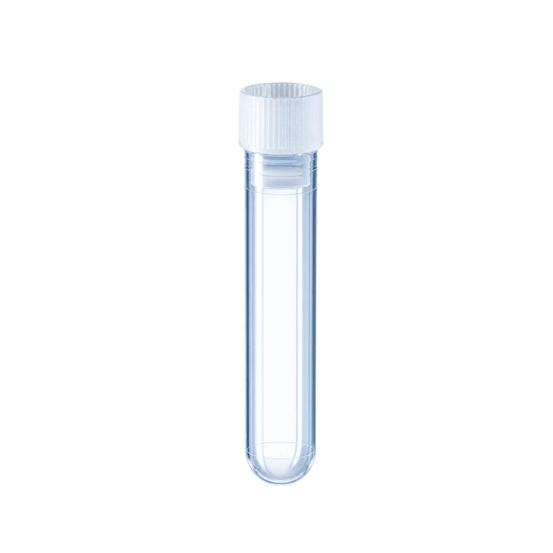 PS-Röhrchen 3,5 ml, 55 x 12 mm, steril m.montiertem Eindrückstopfen