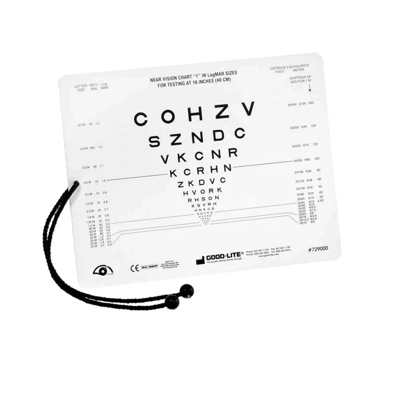 Nahtest Sloan-Buchstaben-Karte