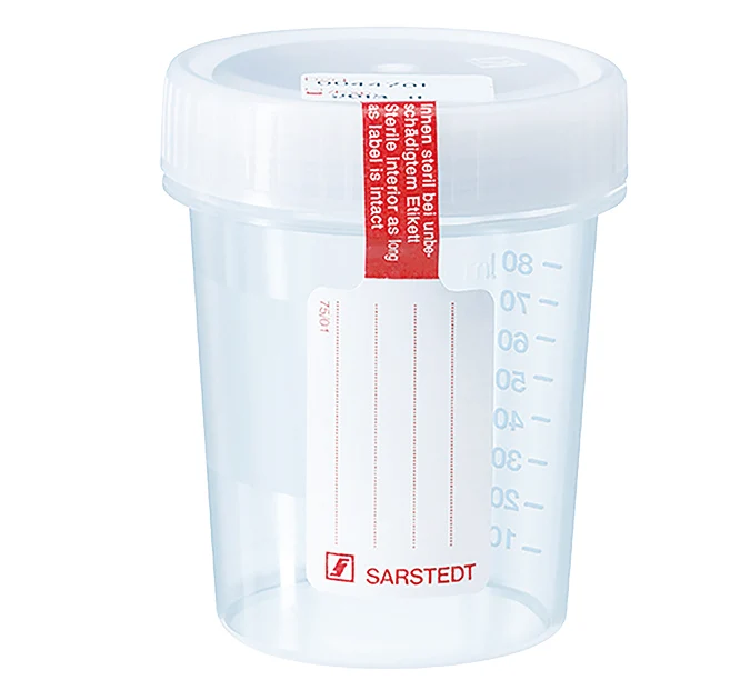 Sarstedt Probenbecher 100 ml mit Schraubdeckel