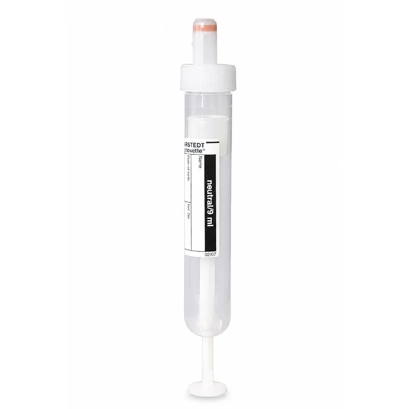 S-Monovetten 9 ml, 92 x 16 mm, Papieretikett, steril