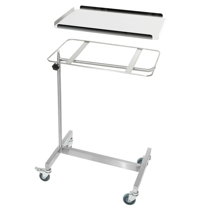 Instrumententisch mit 4 Rollen