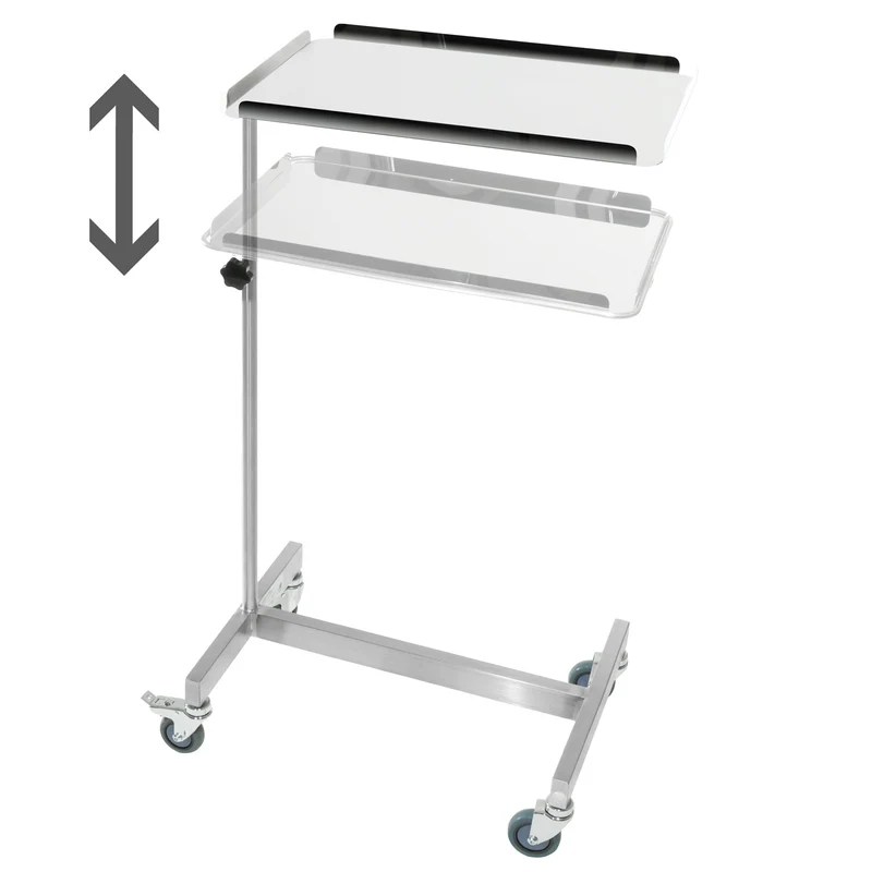 Instrumententisch mit 4 Rollen