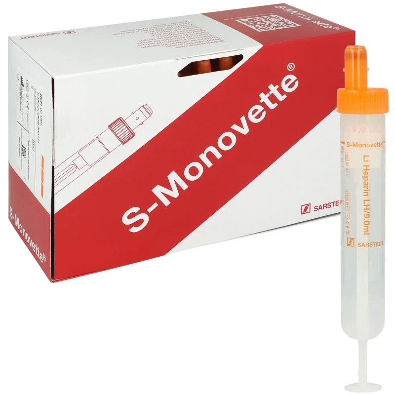 SARSTEDT S-Monovette 9 ml mit Lithium-Heparin
