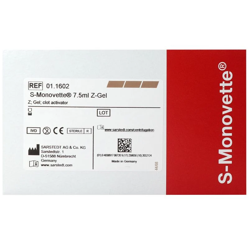 SARSTEDT S-Monovette Serum Gel - 7,5 ml