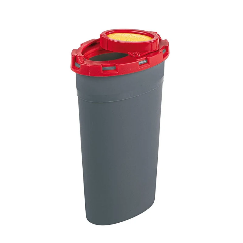 Kanülenabwurfbehälter | Schwarz | 40% Recyclinganteil